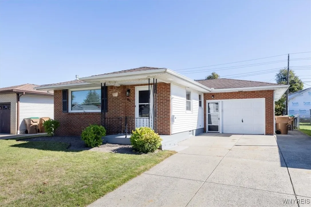 Nice concrete driveway