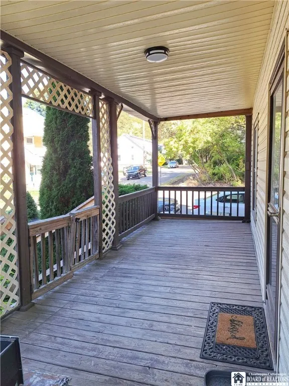 Lower porch