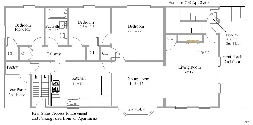 708 Westcott Street 10, Syracuse, New York 13210, Syracuse, New York 13210, 8 Bedrooms Bedrooms, ,3 BathroomsBathrooms,Residential,For Sale,708 Westcott Street 10, Syracuse, New York 13210,0,S1642772