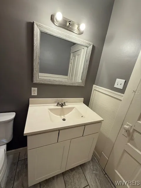 Updated bathroom
