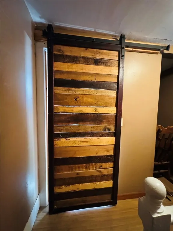 2nd floor bathroom barn door