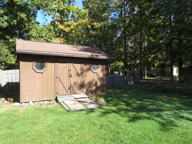 Storage shed for all of your lawn care items....