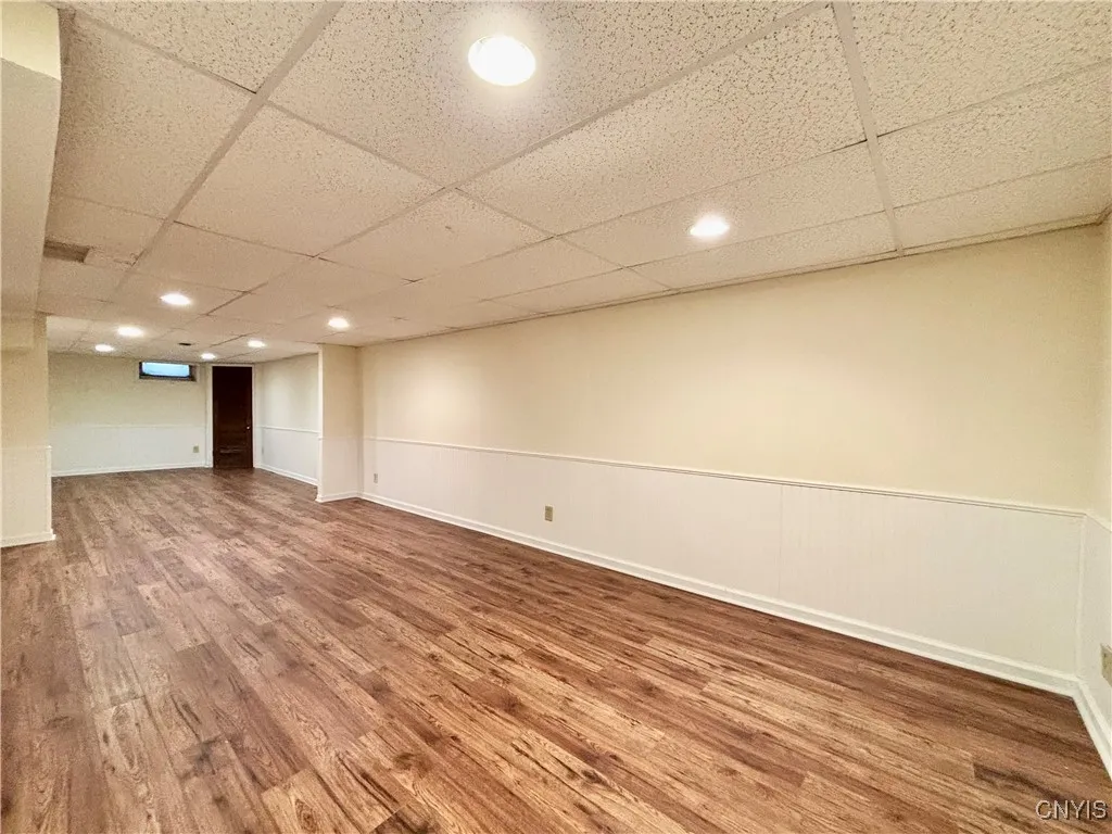 Large family room/game room in basement