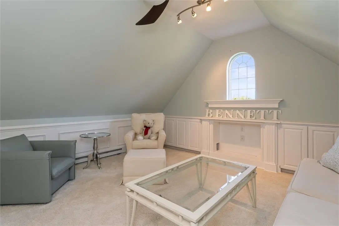 This Bonus Room is  Straight out of Neverland! This enchanting bonus room nursery feels like a storybook come to life — complete with charming built-in bunk beds and a cozy crib tucked beneath dreamy architectural details. Whether it’s nap time or playtime, this magical hideaway will make little ones (and grown-ups!) believe in the wonder of home.