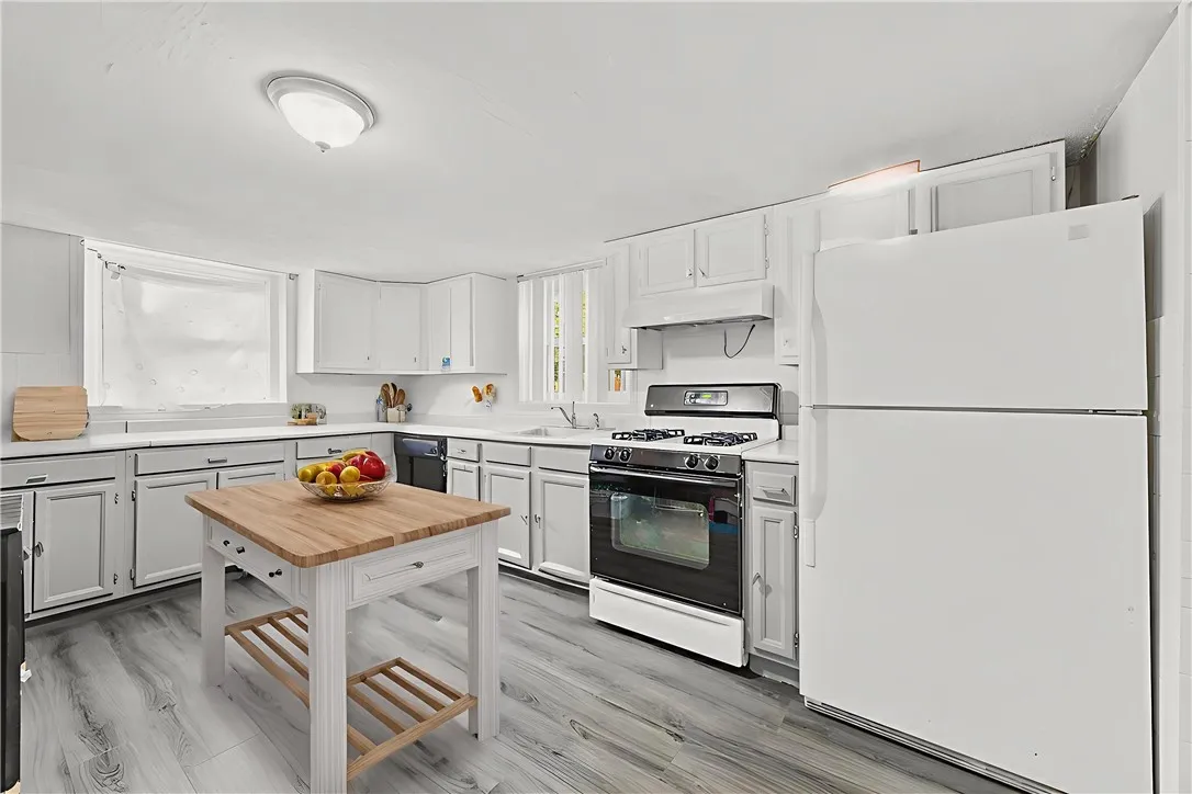 Virtually Staged lower Kitchen