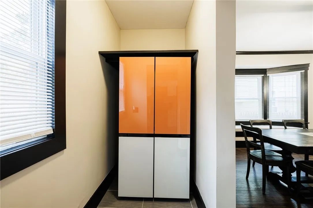 Pantry with dual freezer fridge & water station