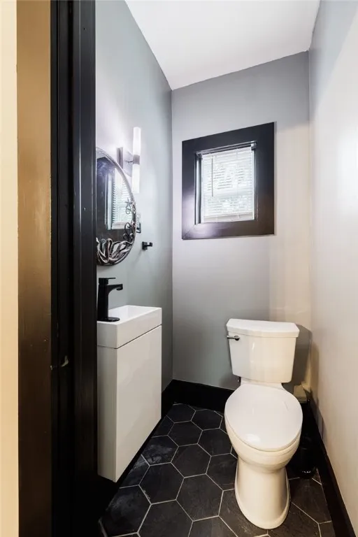 half bath off dining room