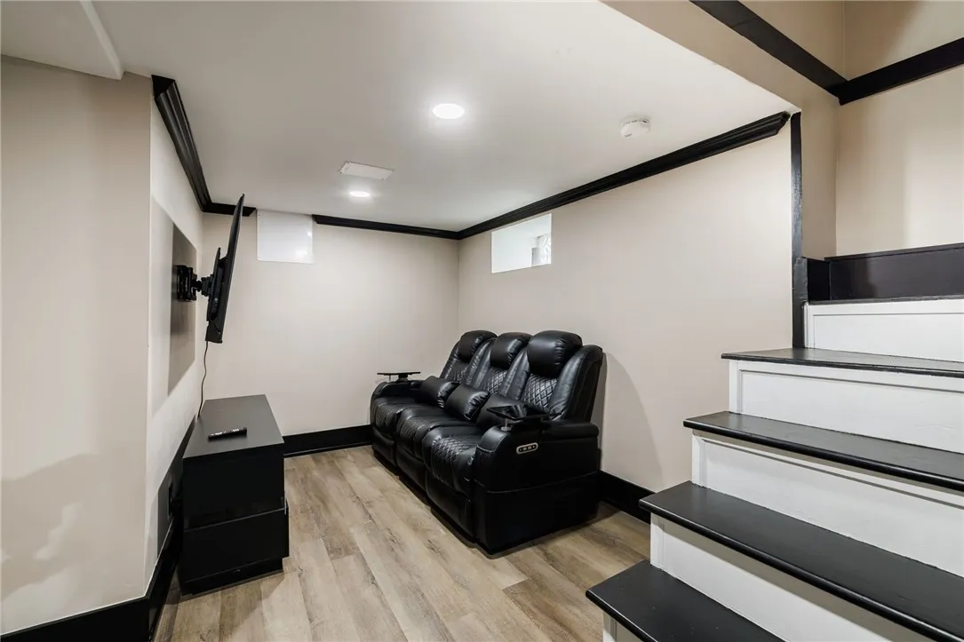 basement tv/game room