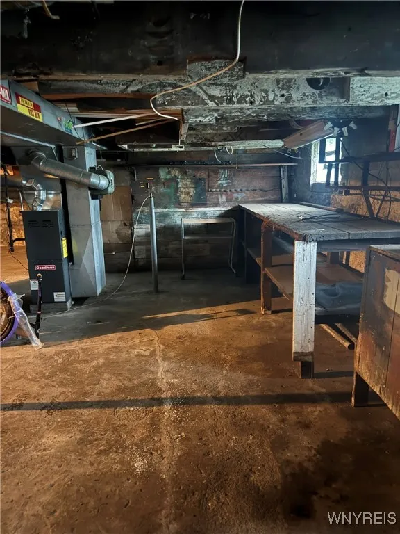 Clean dry basement