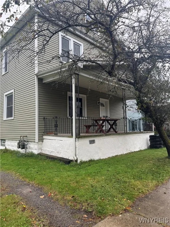 Left front side of home