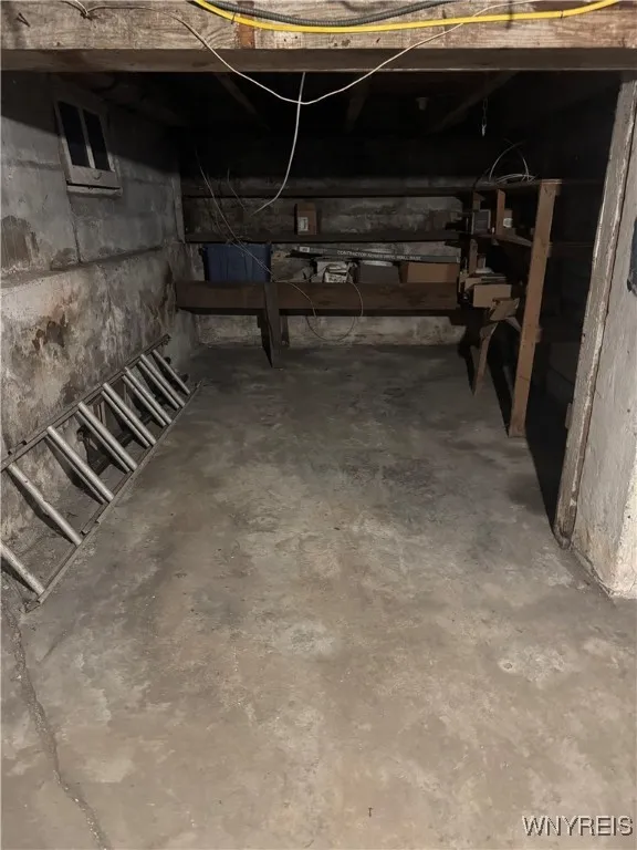 Clean dry basement