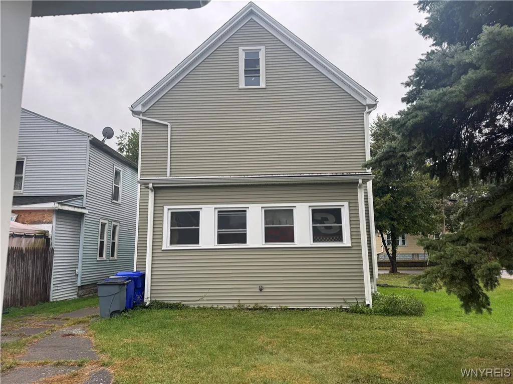 Rear of home