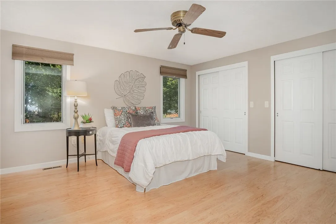 Primary Bedroom with 3 closets and Jack and Jill Bathroom