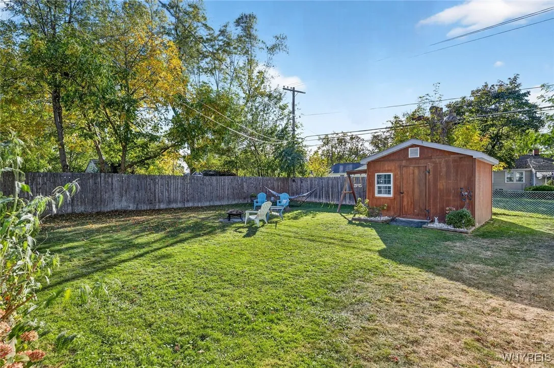 Nice size yard - room for next years garden.