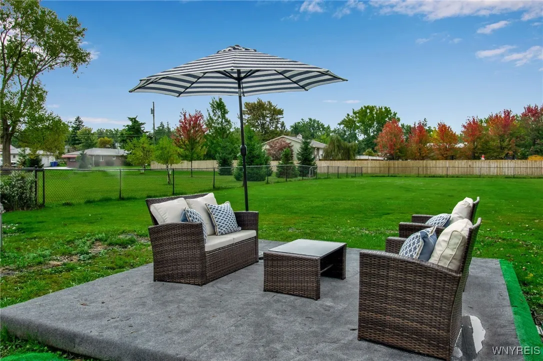 Extra large backyard