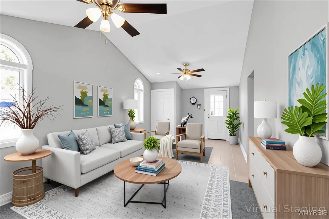 Living Room Staged