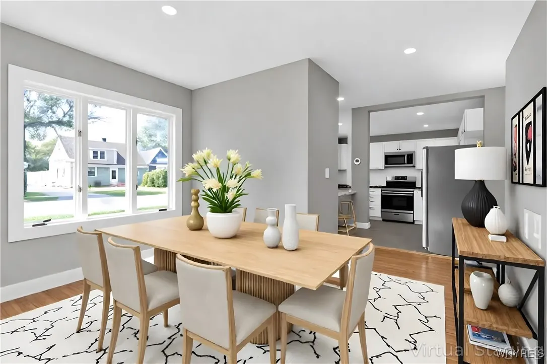 Dining Room Staged