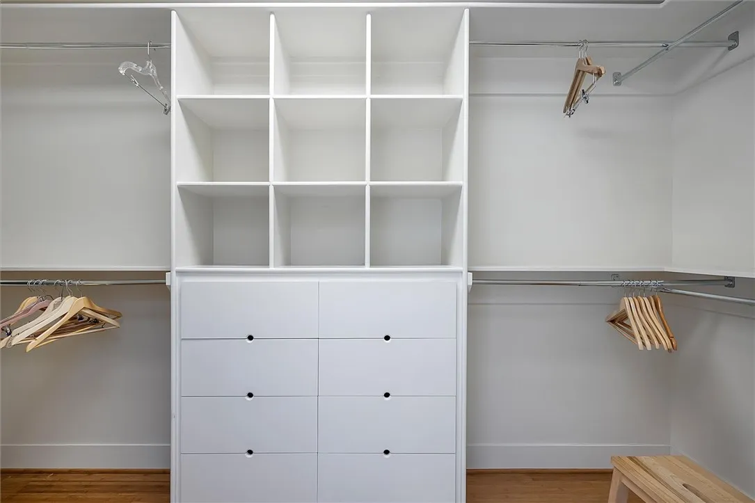Primary closet