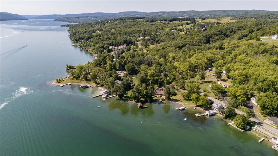 Aerial looking south