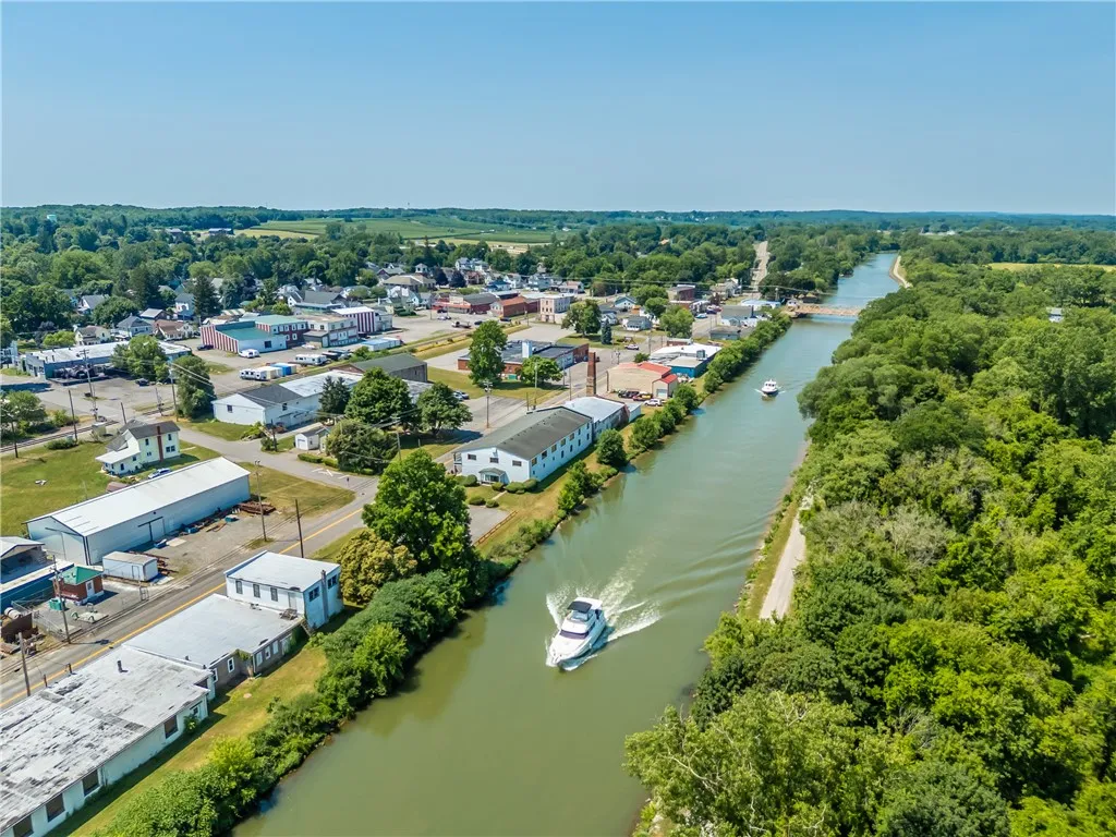 GASPORT IS ON THE PICTURQUES ERIE CANAL