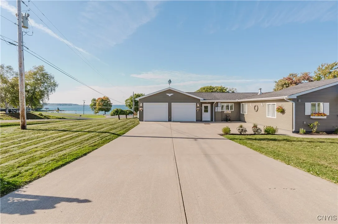 large driveway