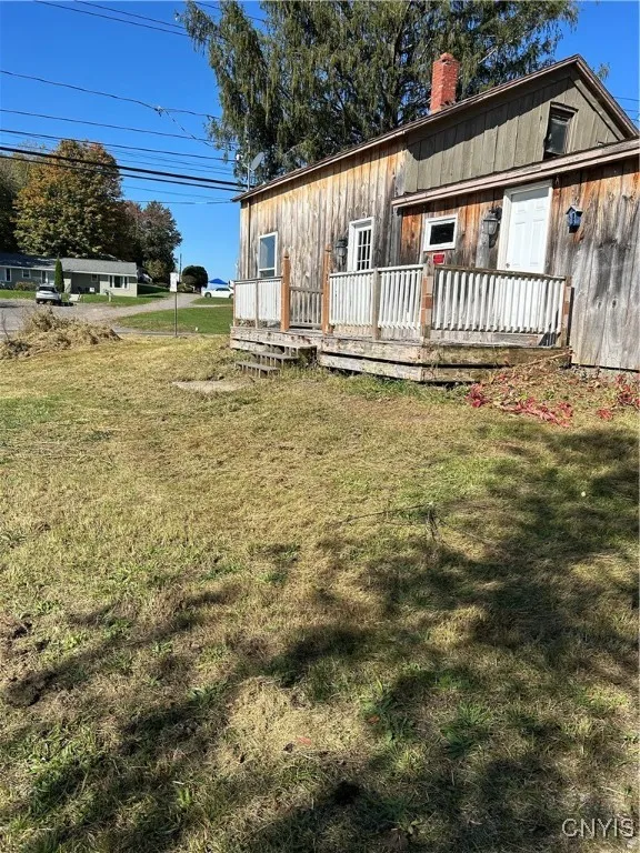 Rear of house