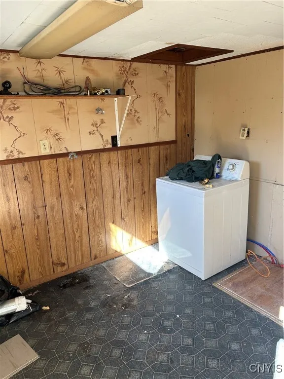 Shared laundry room