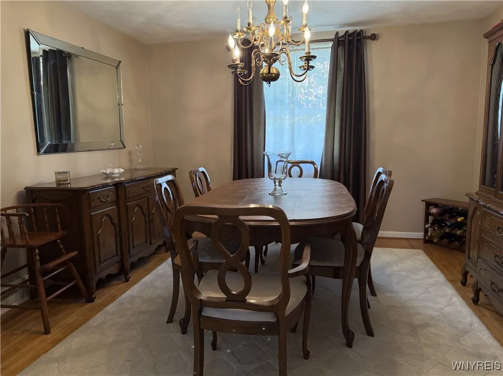 Plenty of room for Special Dining Furniture.