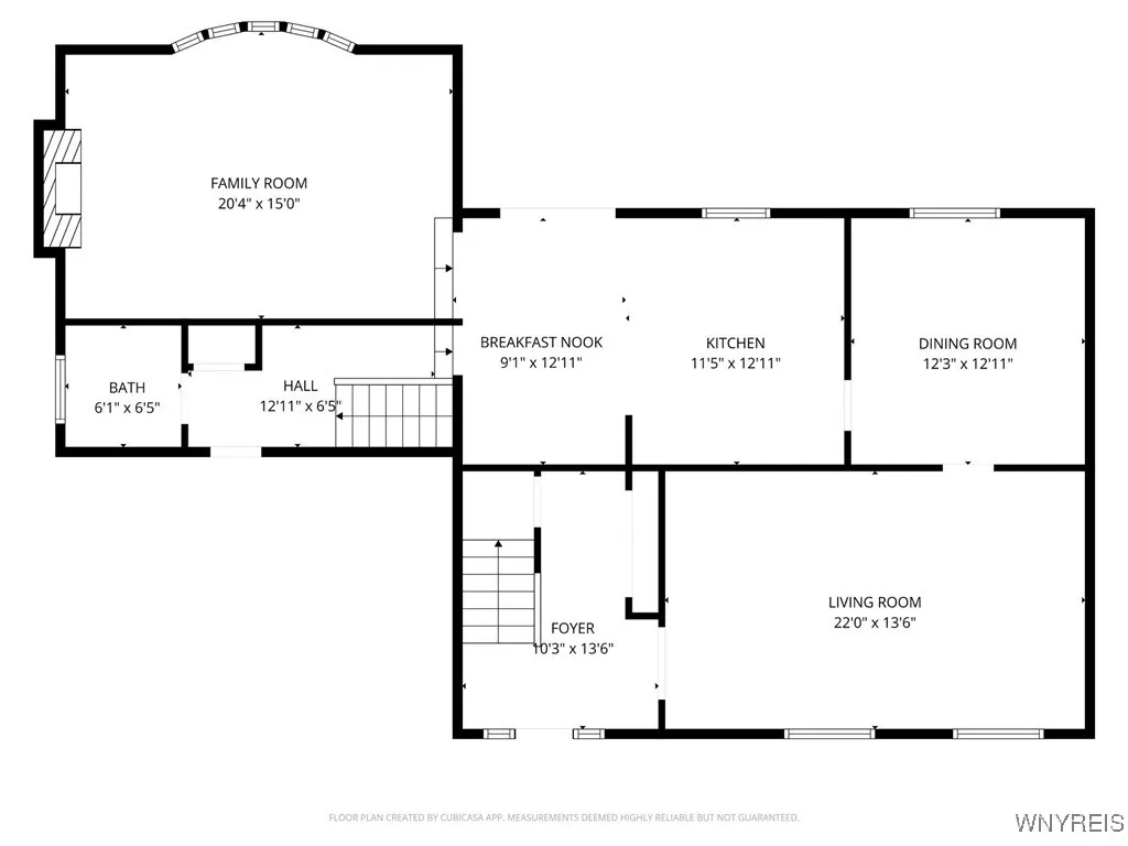 First floor plan