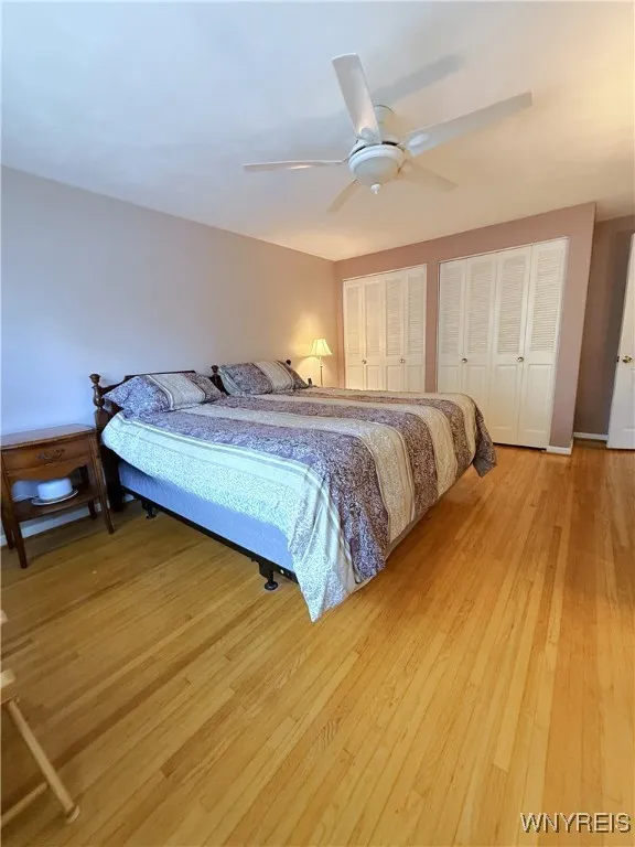 Primary Bedroom features double closets.