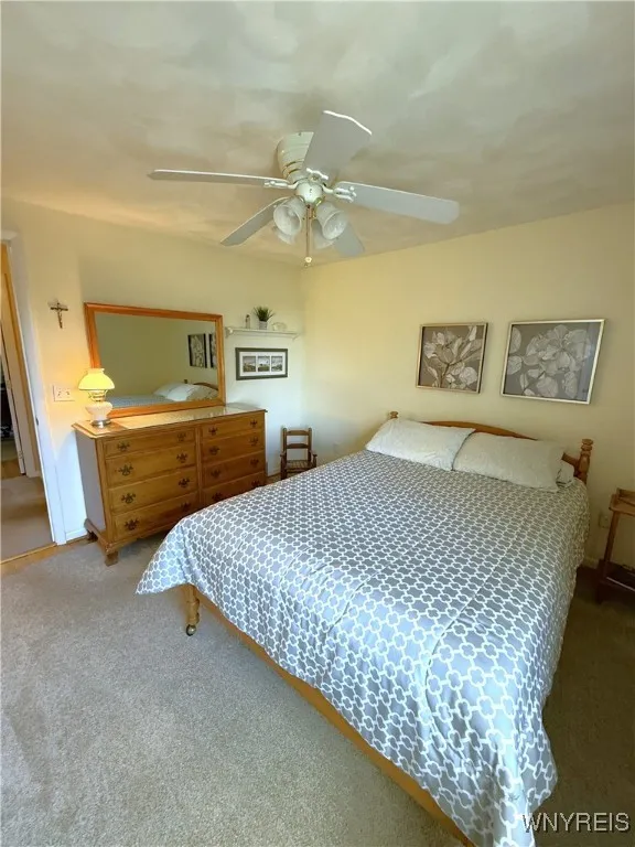 The ceiling fans are an added bonus in these bedrooms.