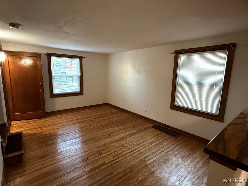Living room view from the kitchen.