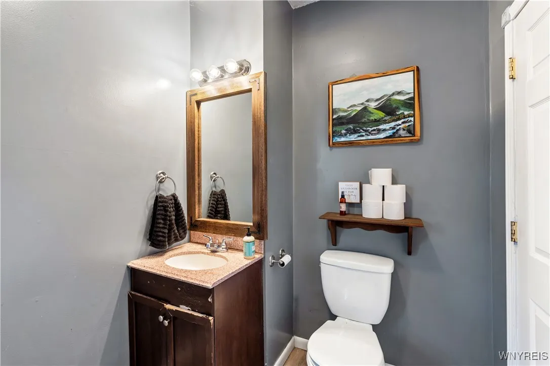 1st floor half bath
