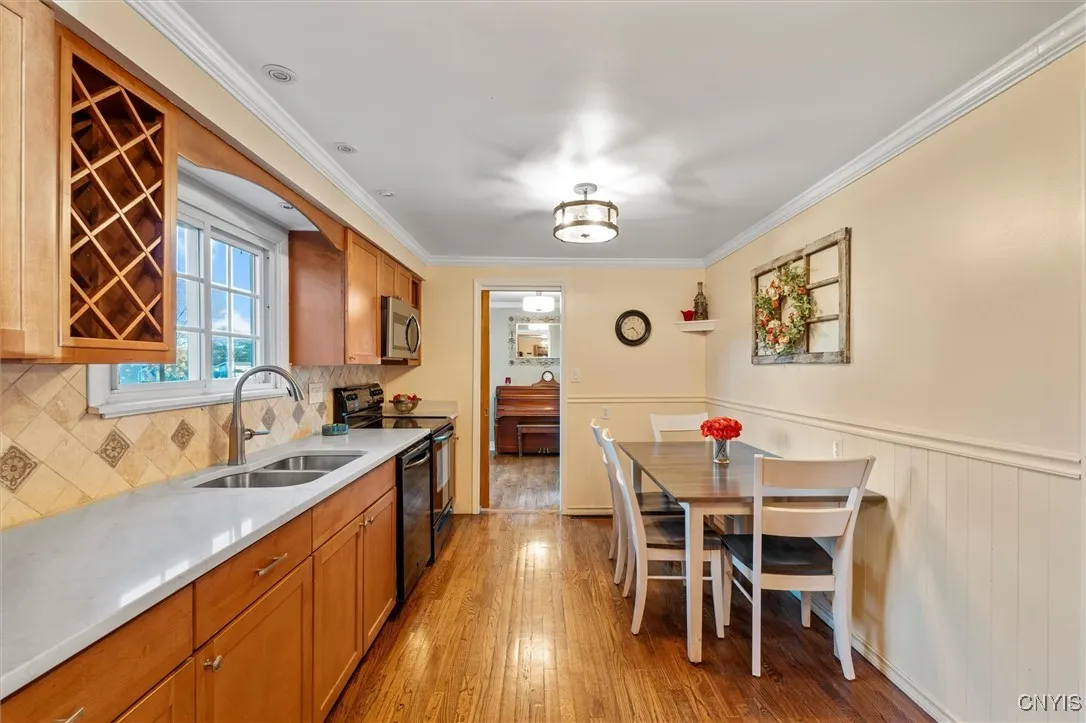 Custom cabinets with quartzite counters