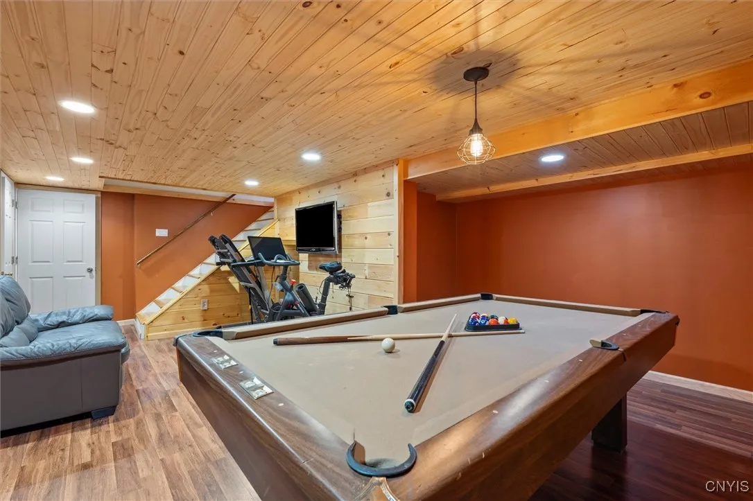 Lower level rec room