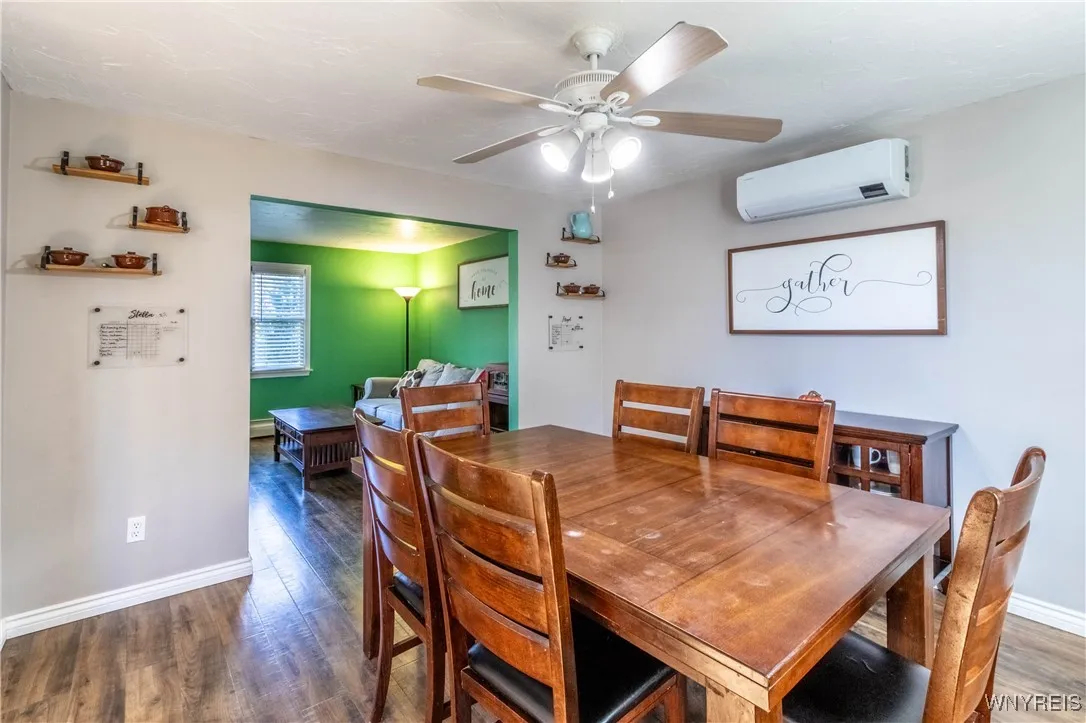 Formal dining room is great for family meals and holidays.
