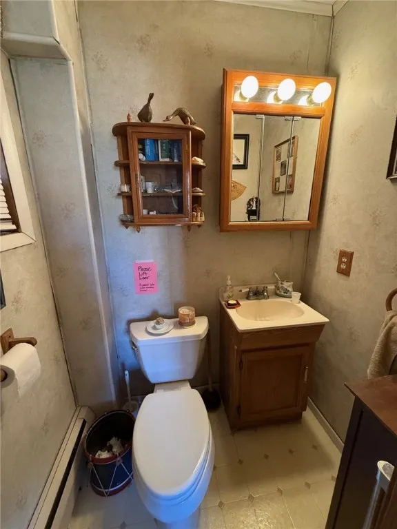 downstairs half-bathroom