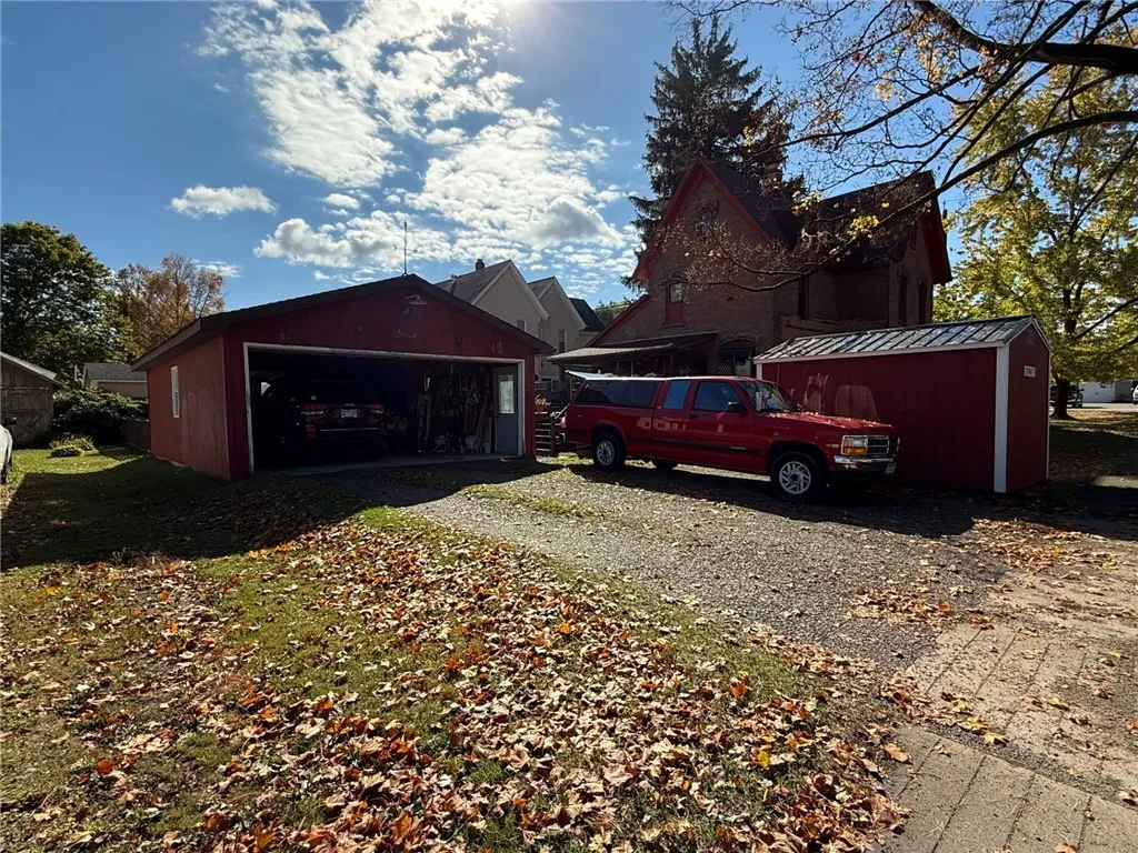 driveway and 2-car garage