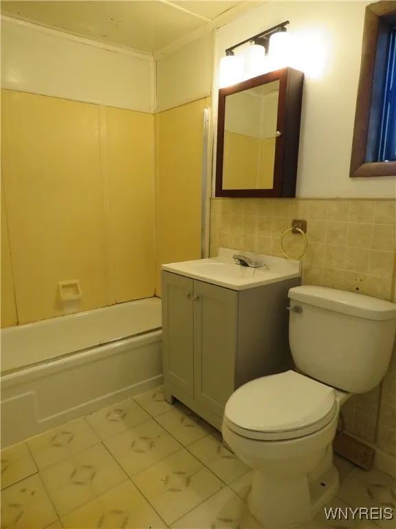 Bonus Area Bath - New lt. fixture, medicine cabinet, vanity & toilet