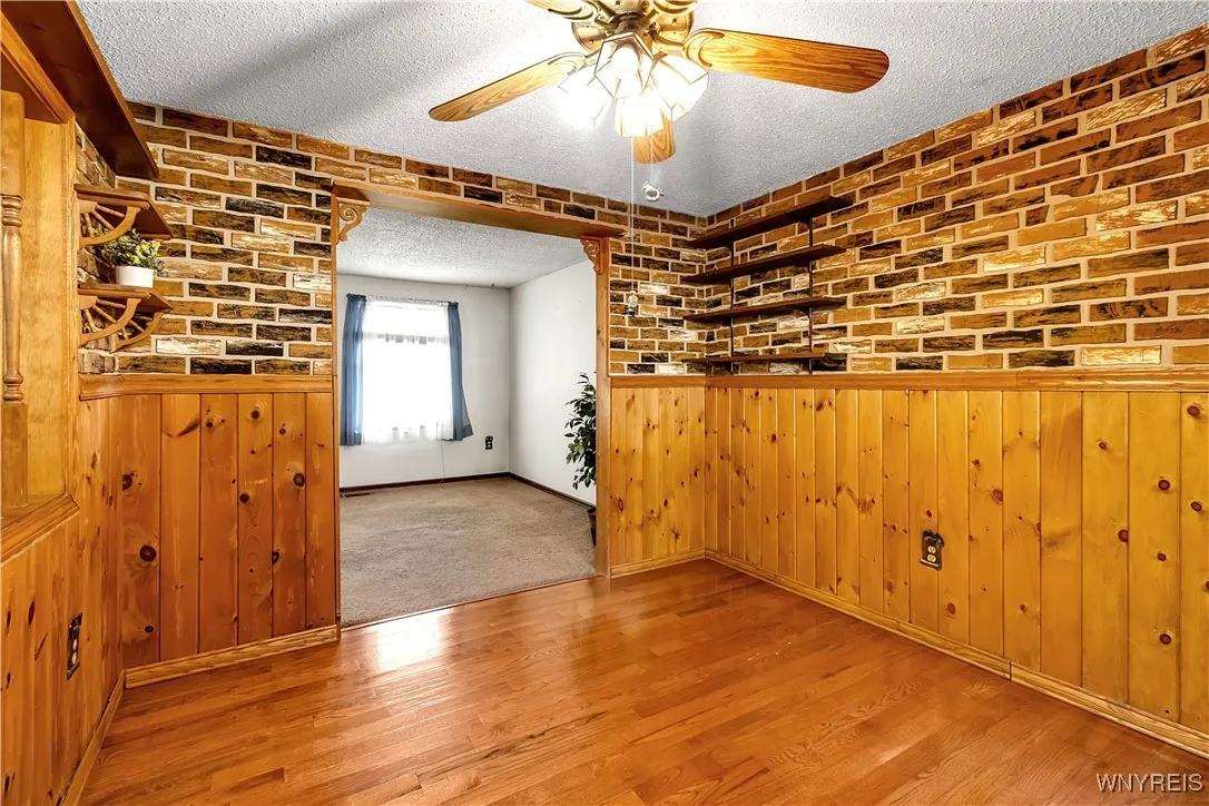 Formal Dining Rm with gleaming HW floors