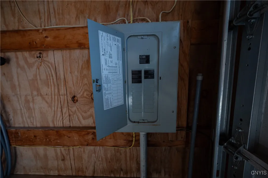 Electrical panel for garage