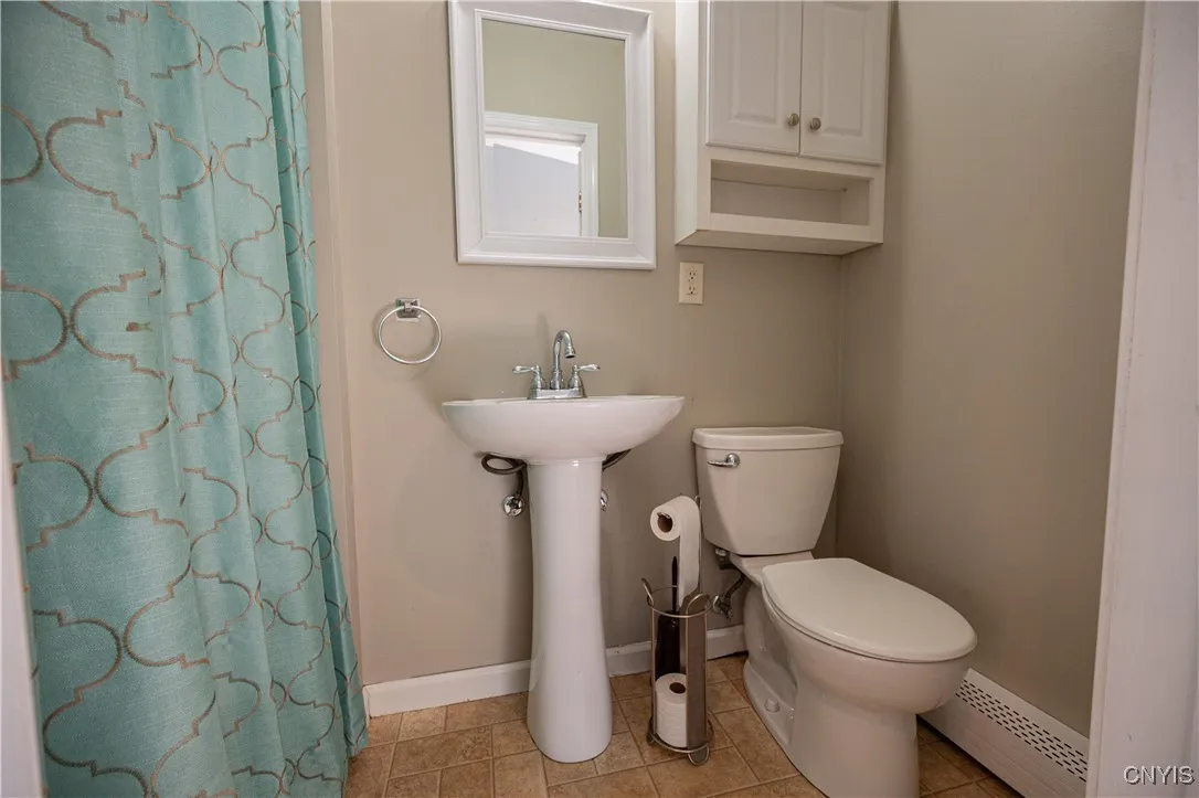 First of two bathrooms
This one has stand up shower