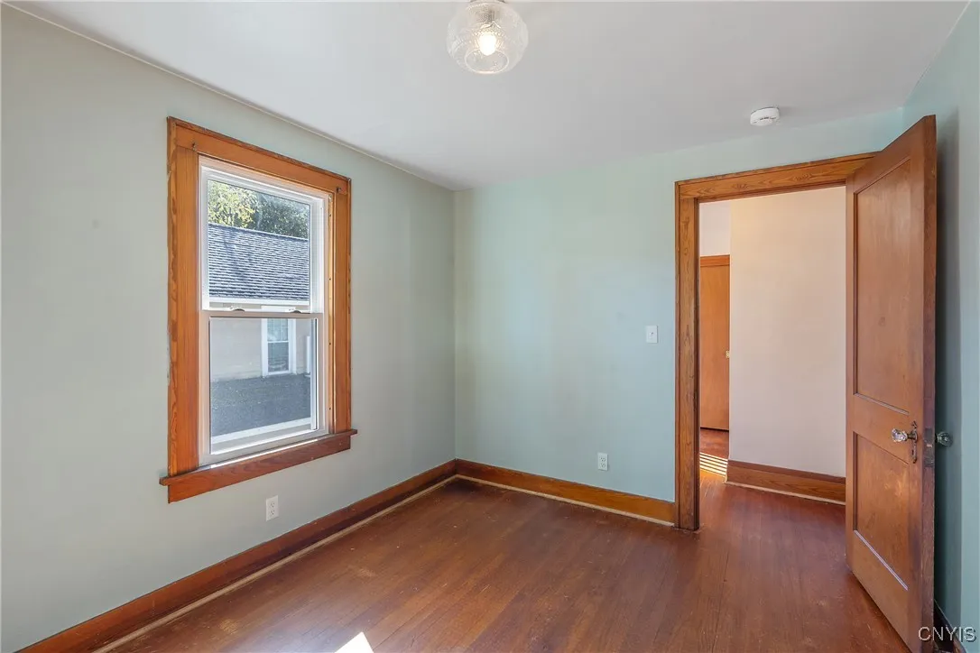 A look back toward the hallway from bedroom #3.