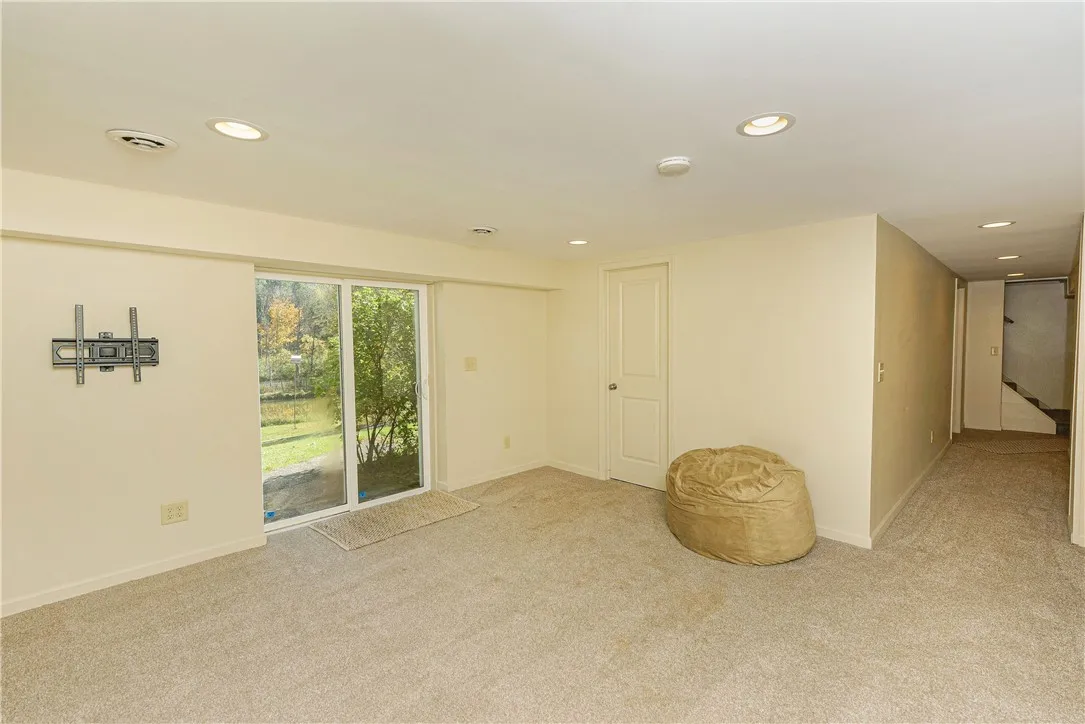 2nd Living Room with Walk Out Sliders - could be converted to a 3rd bedroom!