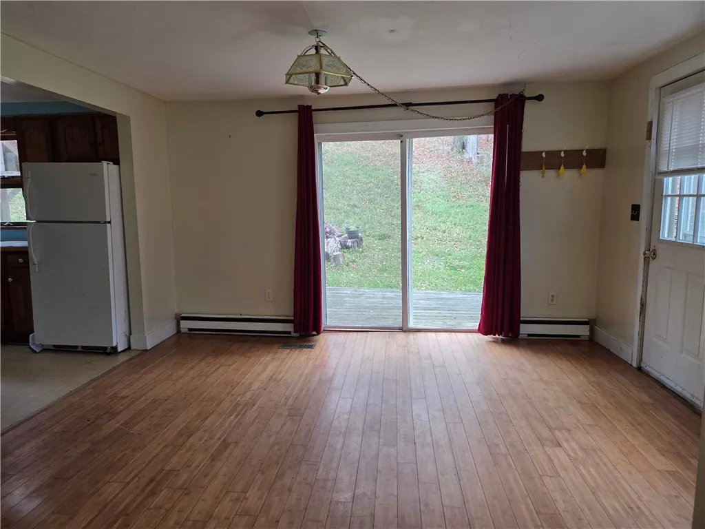 Living room view of dining room