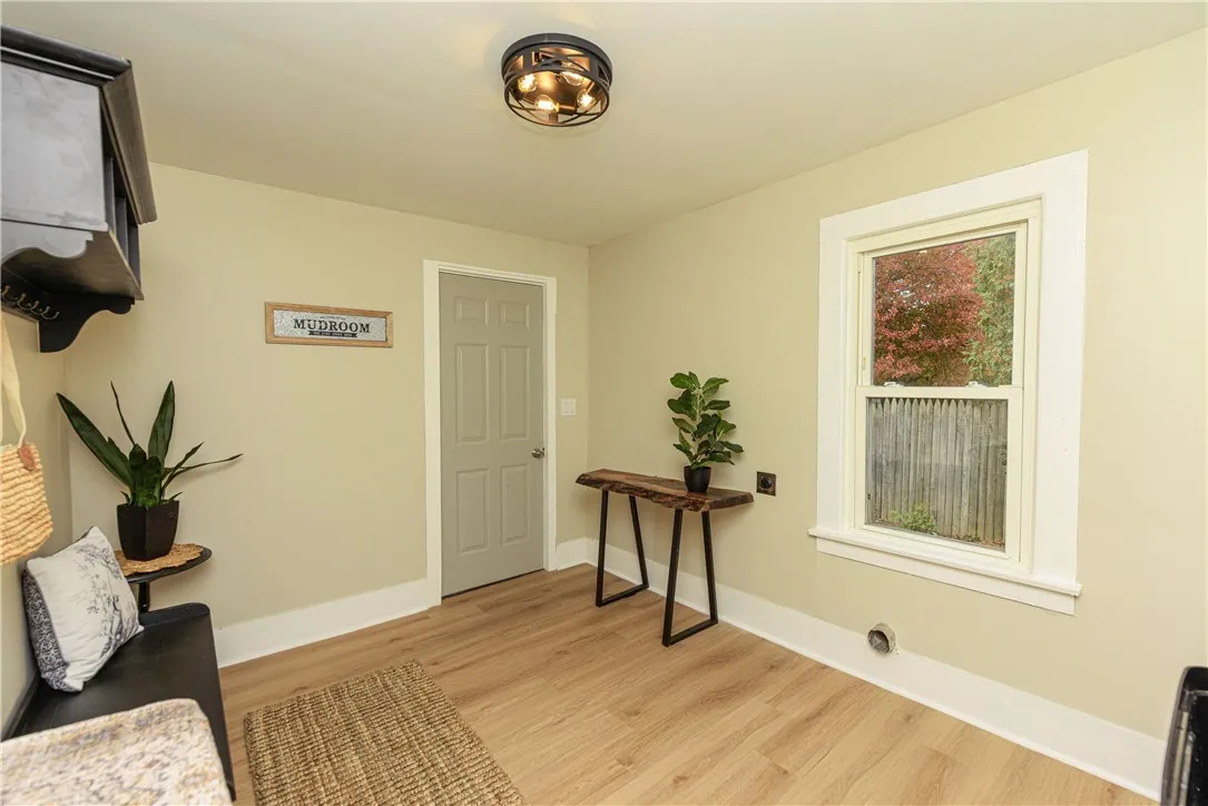 Rear mud room as well as 1st floor laundry