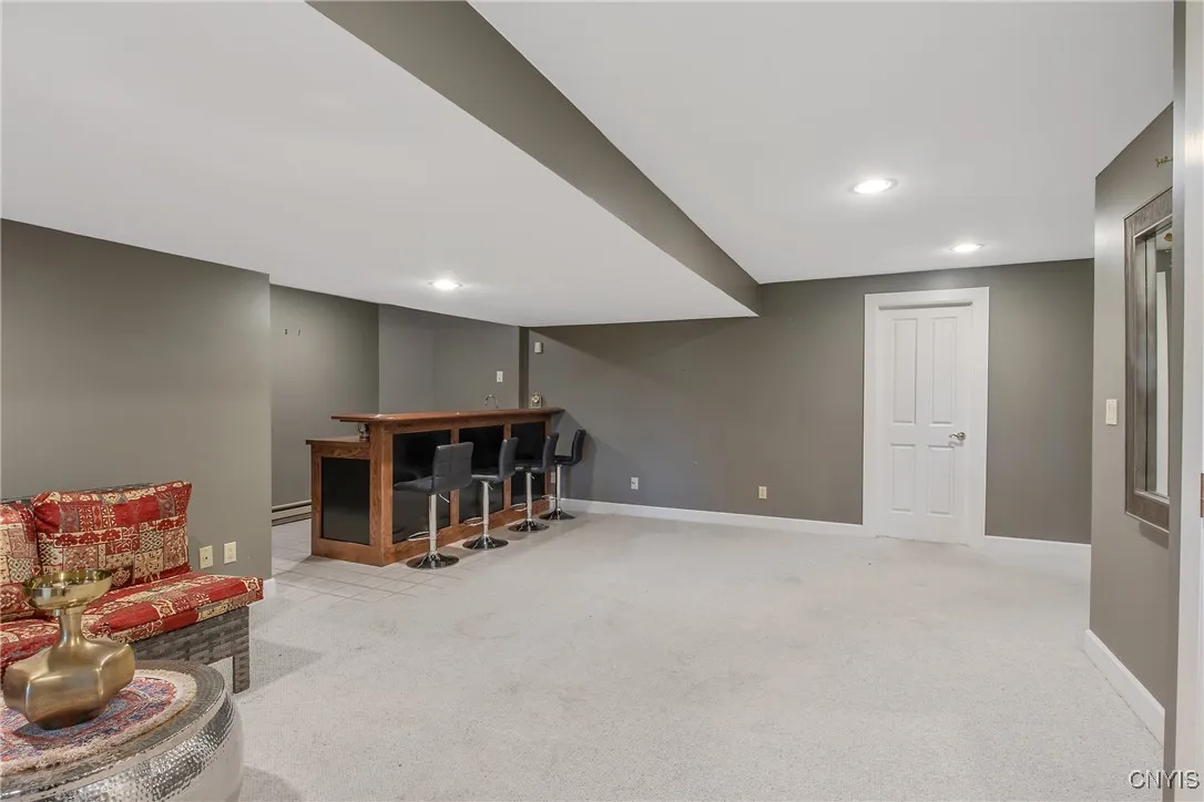 Additional Living space on Lower Level with a Wet Bar