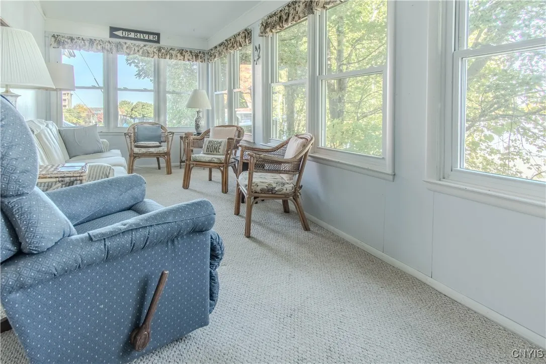 Fully Enclosed Side Porch with good River View