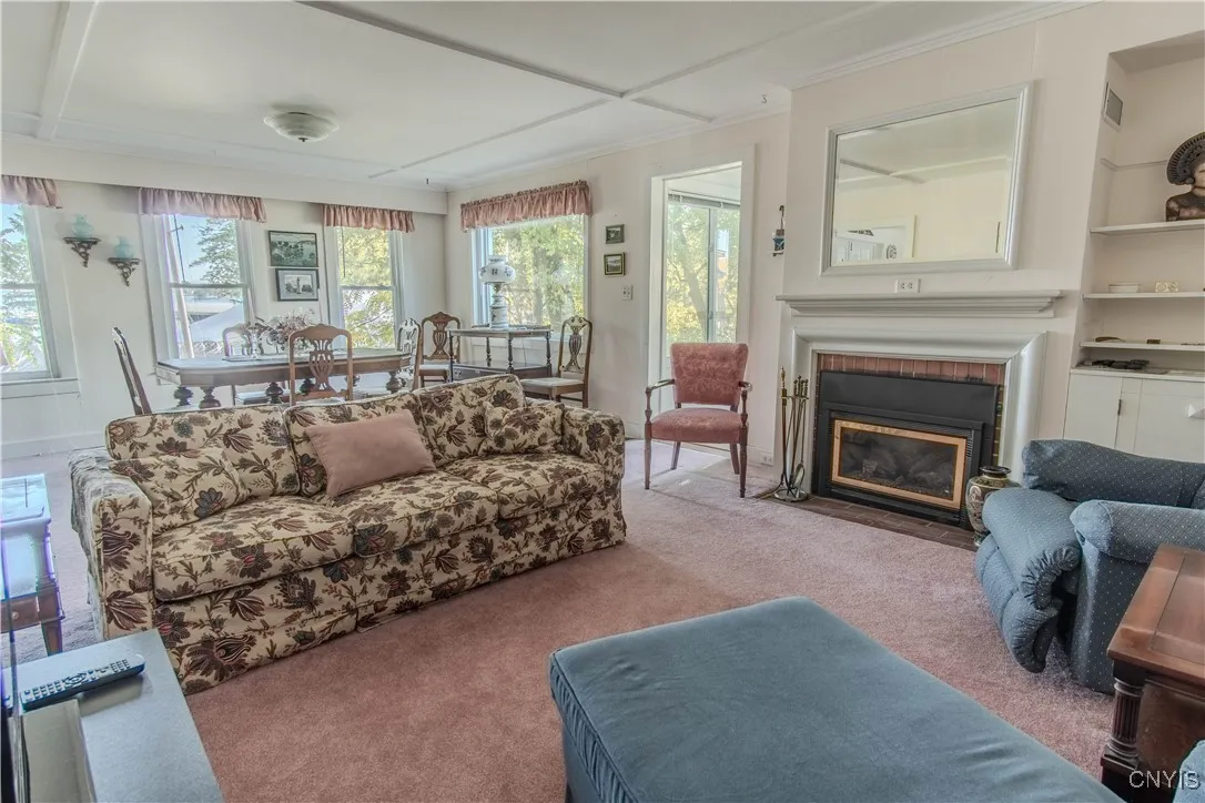Living Room with gas Fireplace