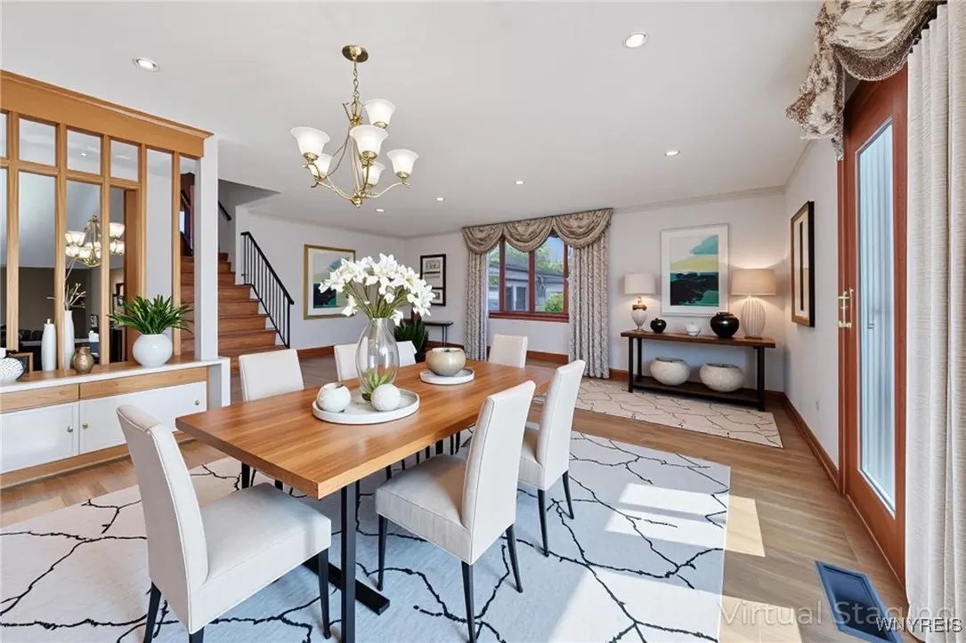 Virtually Staged Dining Room Virtually Staged Dining Room